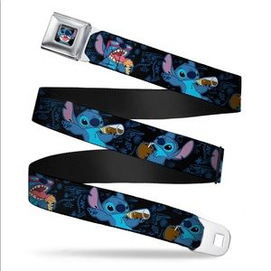 Disney unisex Stitch Buckle Down Seatbelt Belt Regular Adjustable 22”-42”